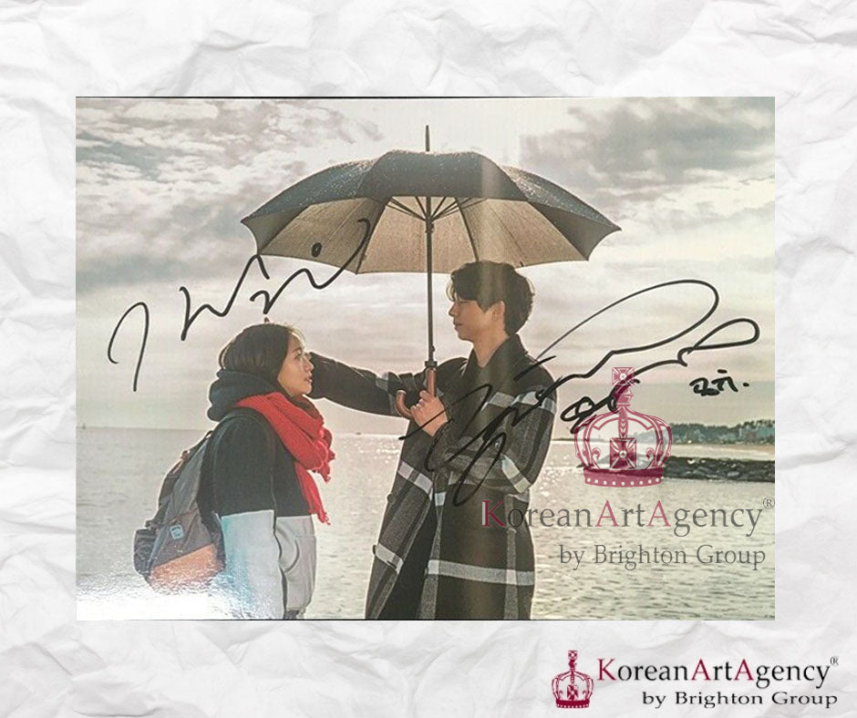Goblin Gong Yoo and Kim Go-eun Autograph – Film & Merchandise