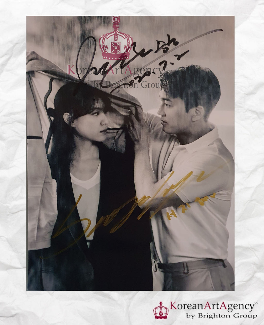 Dinner Mate Song Seung Heon Seo Ji Hye Autograph – Autographs