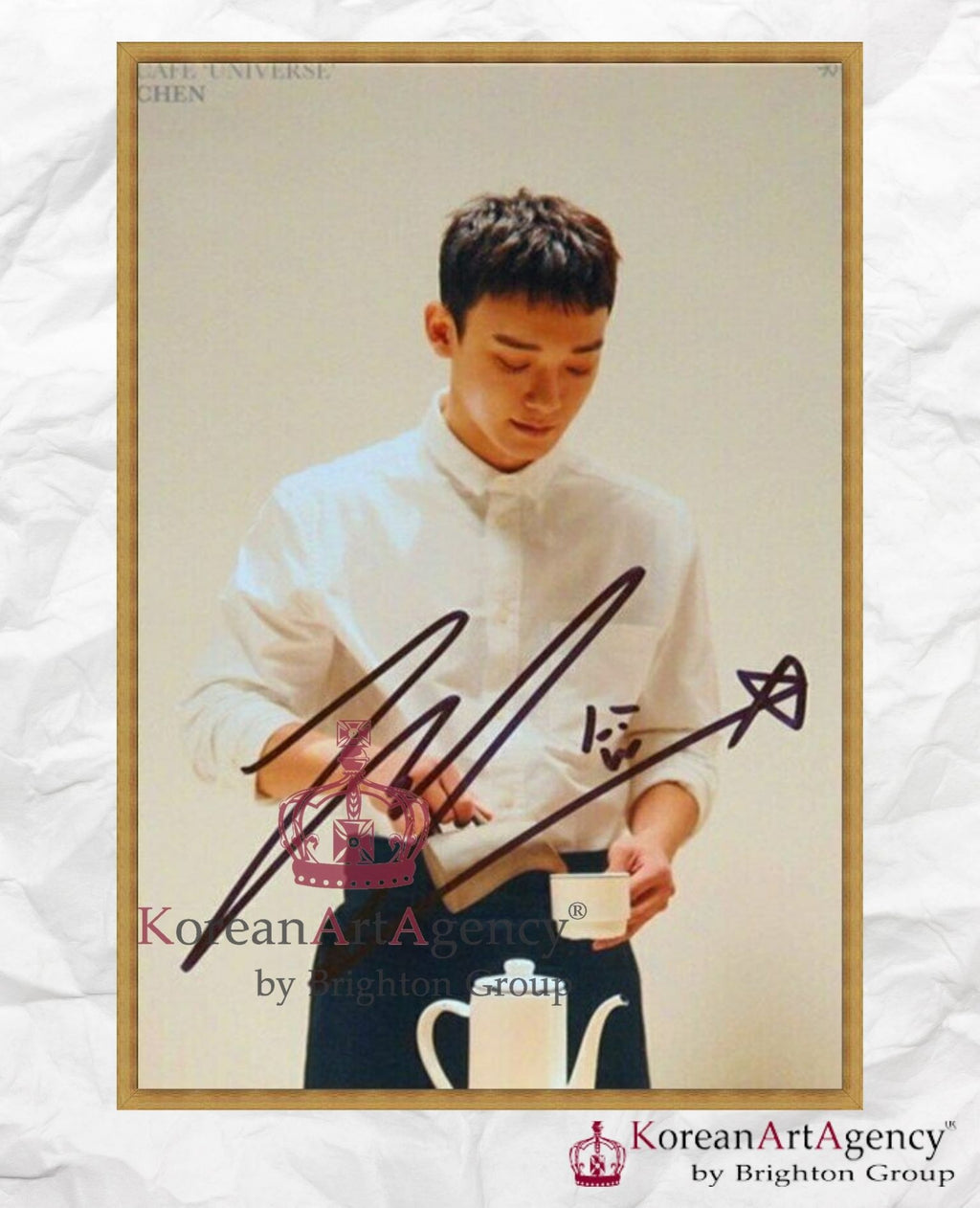 EXO 8Pcs Individual Autograph SET - RARE!!!!!!!!!!!!!!!! Sehun Chanyeol Baekhyun Xiumin Chen Kai D.O Suho