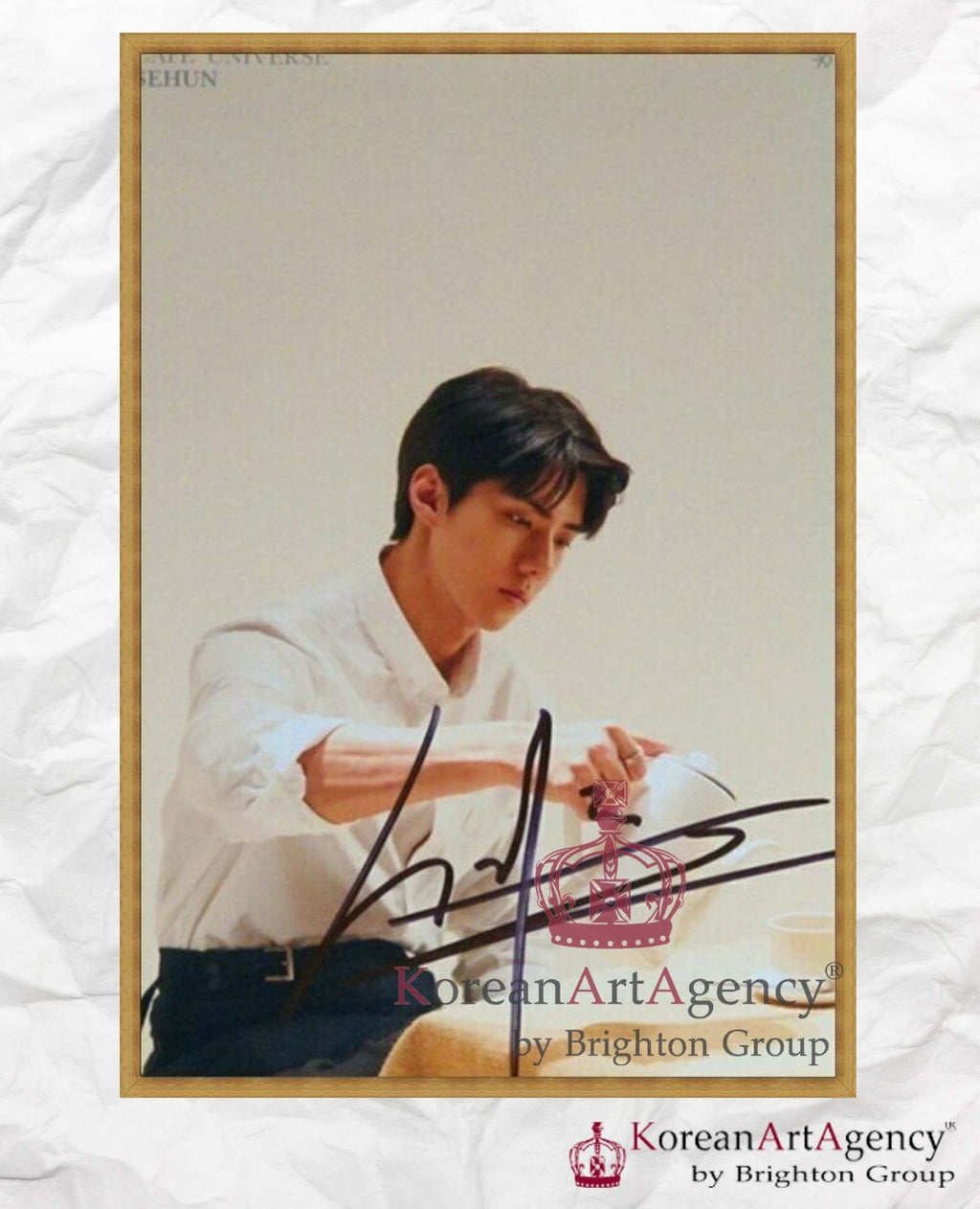 EXO 8Pcs Individual Autograph SET - RARE!!!!!!!!!!!!!!!! Sehun Chanyeol Baekhyun Xiumin Chen Kai D.O Suho