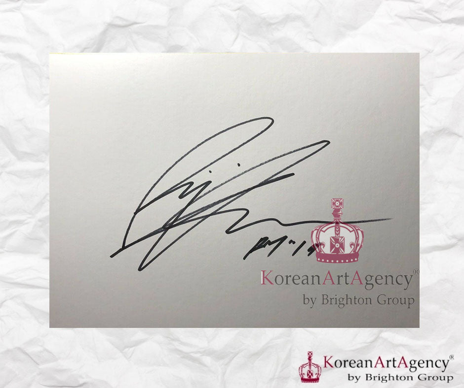 BTS RM Shikishi Art Board Autograph 212x182mm – Film & Merchandise
