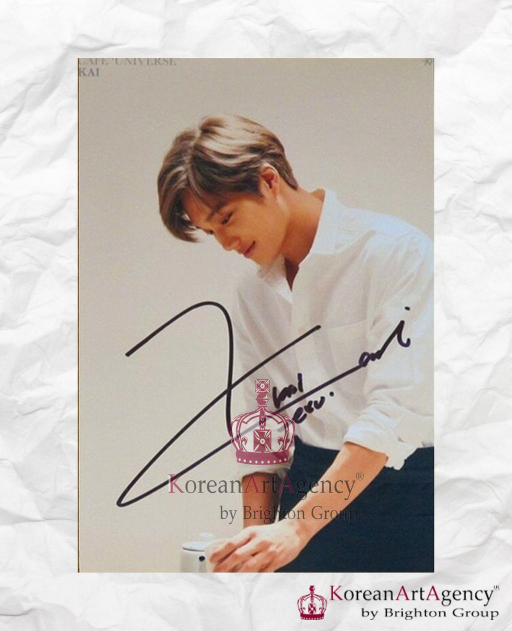 EXO 8Pcs Individual Autograph SET - RARE!!!!!!!!!!!!!!!! Sehun Chanyeol Baekhyun Xiumin Chen Kai D.O Suho
