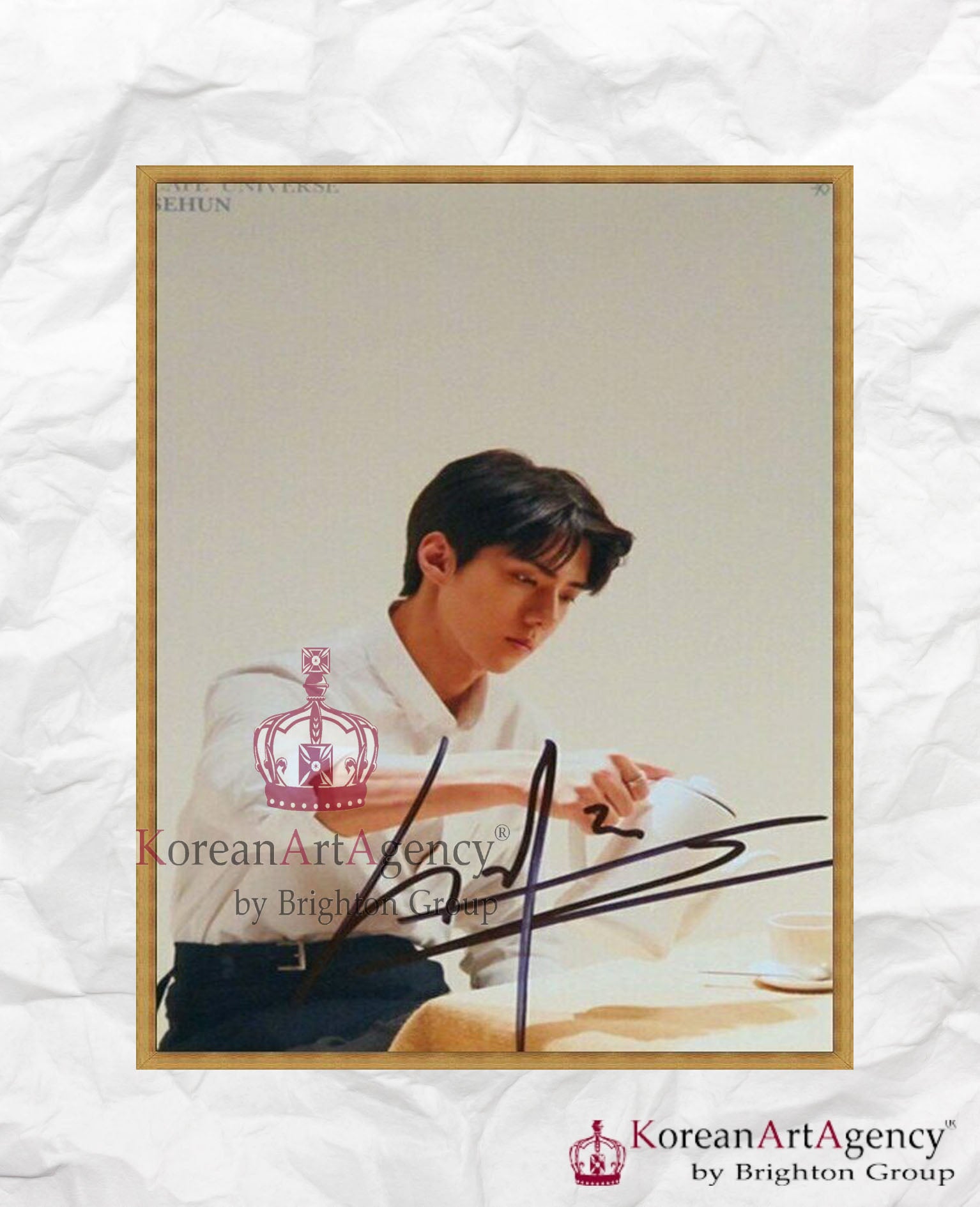 EXO 8Pcs Individual Autograph SET - RARE!!!!!!!!!!!!!!!! Sehun Chanyeol Baekhyun Xiumin Chen Kai D.O Suho