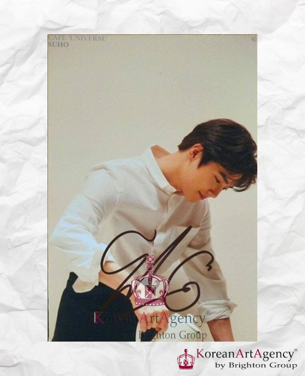 EXO 8Pcs Individual Autograph SET - RARE!!!!!!!!!!!!!!!! Sehun Chanyeol Baekhyun Xiumin Chen Kai D.O Suho