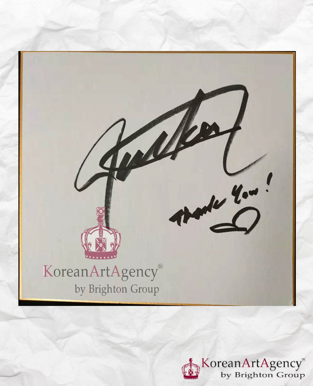 GOT7 Jackson Shikishi Art Board Autograph 212x182mm – Film & Merchandise