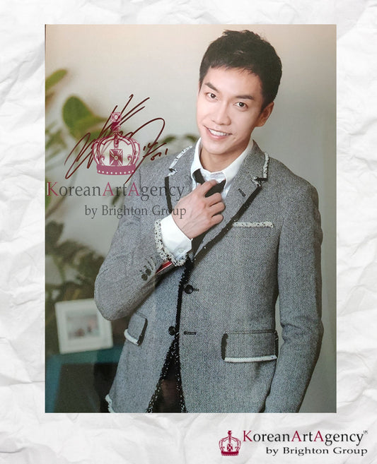 Lee Seung Gi Autograph DINA4 Format