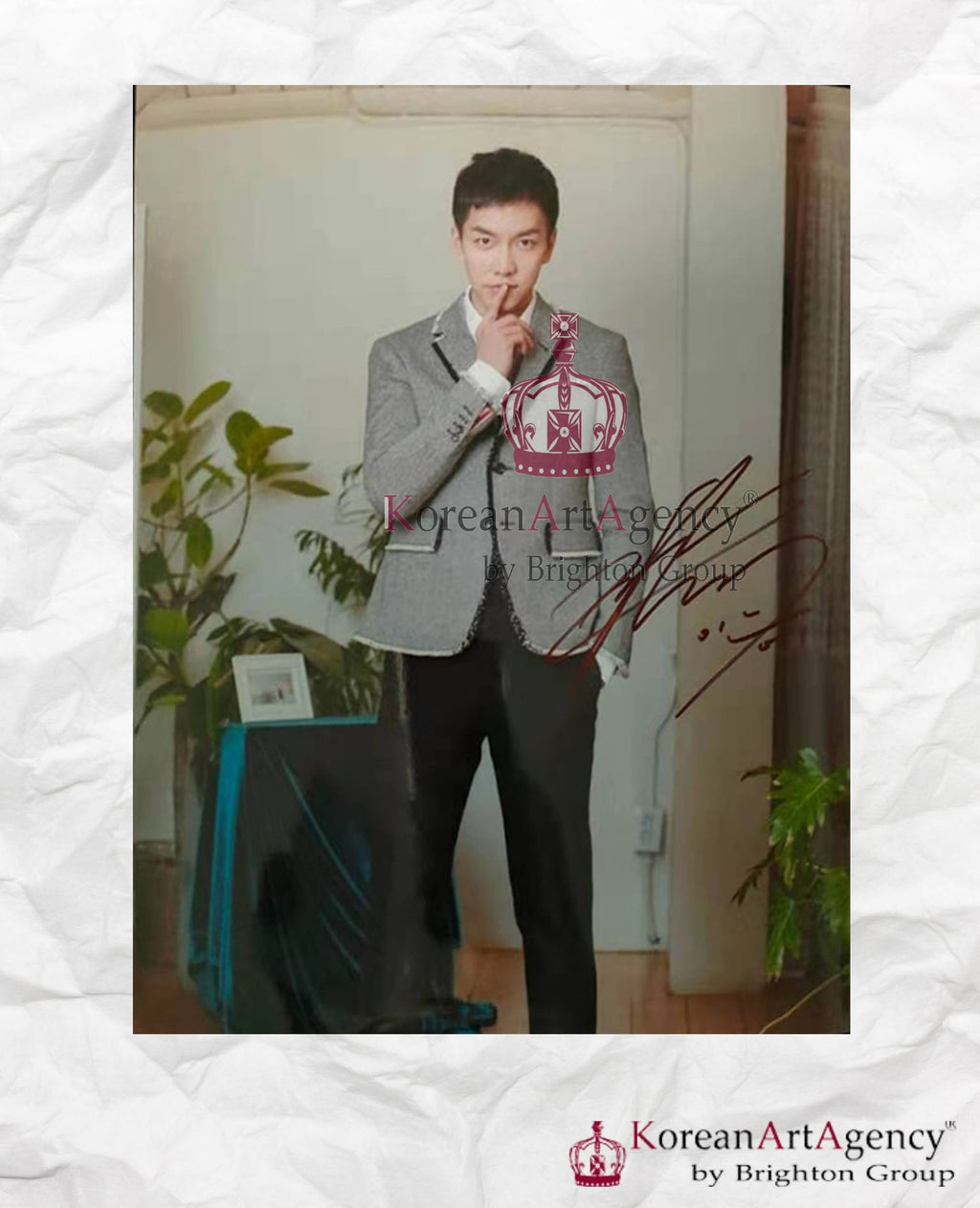 Lee Seung Gi Autograph DINA4 Format – Film & Merchandise