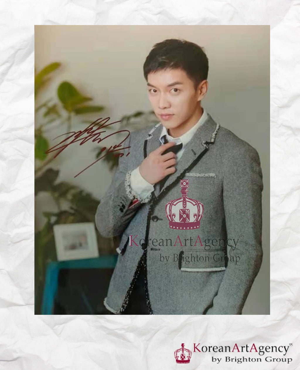 Lee Seung Gi Autograph DINA4 Format – Film & Merchandise