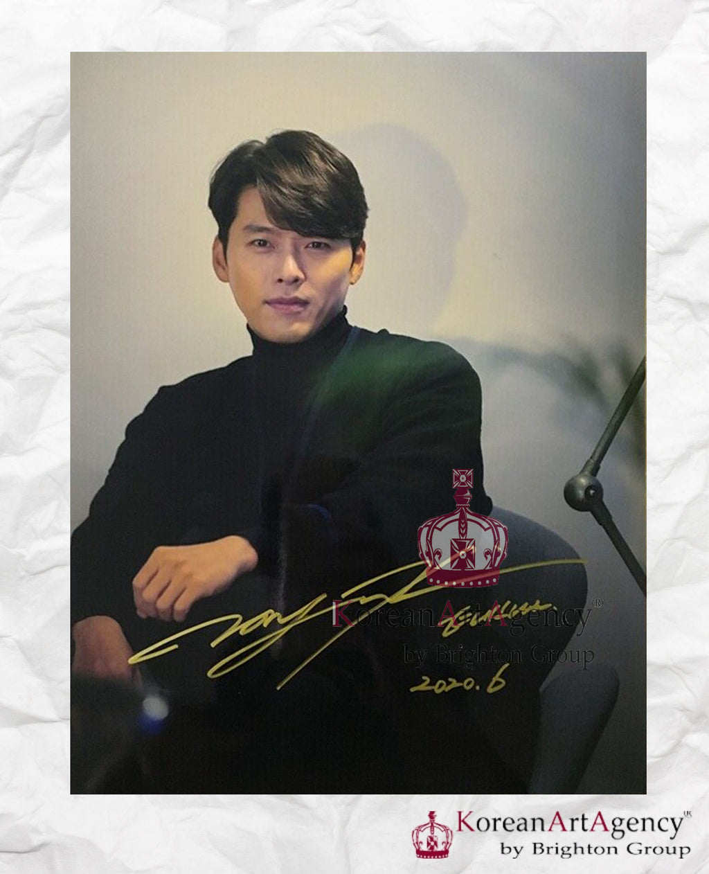 Hyun Bin Autograph DIN A4 Format – Film & Merchandise