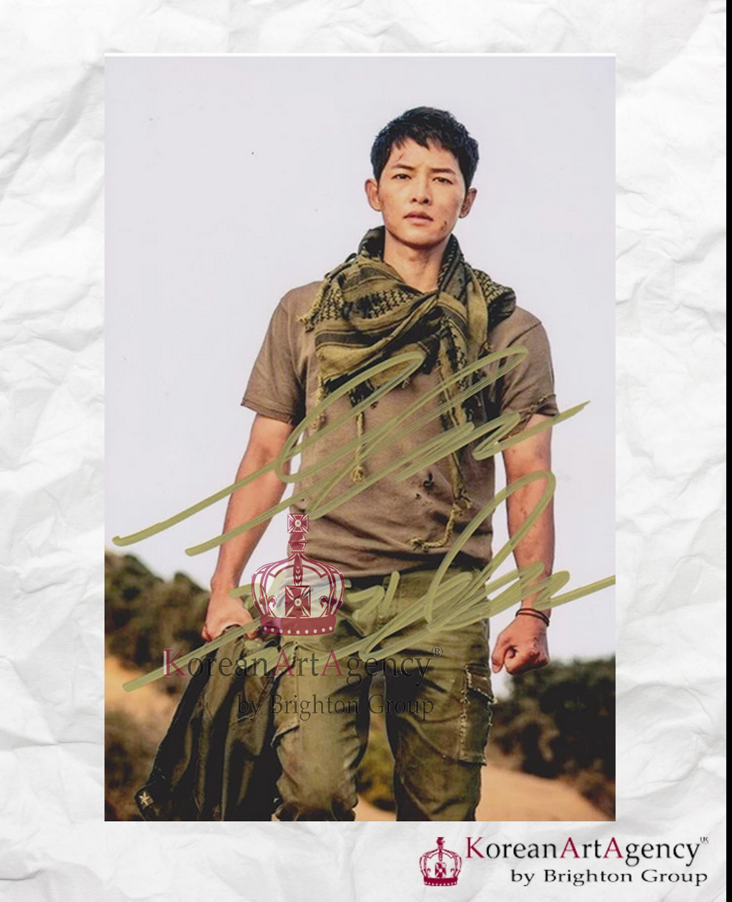 Song Joong Ki Descendant of the Sun Autograph – Autographs