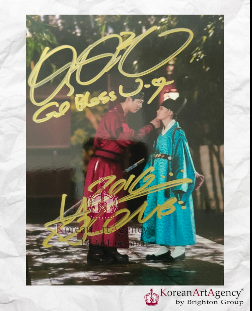 Park Bo Gum Kim So Hyun Love in the Moonlight Autograph – Autographs