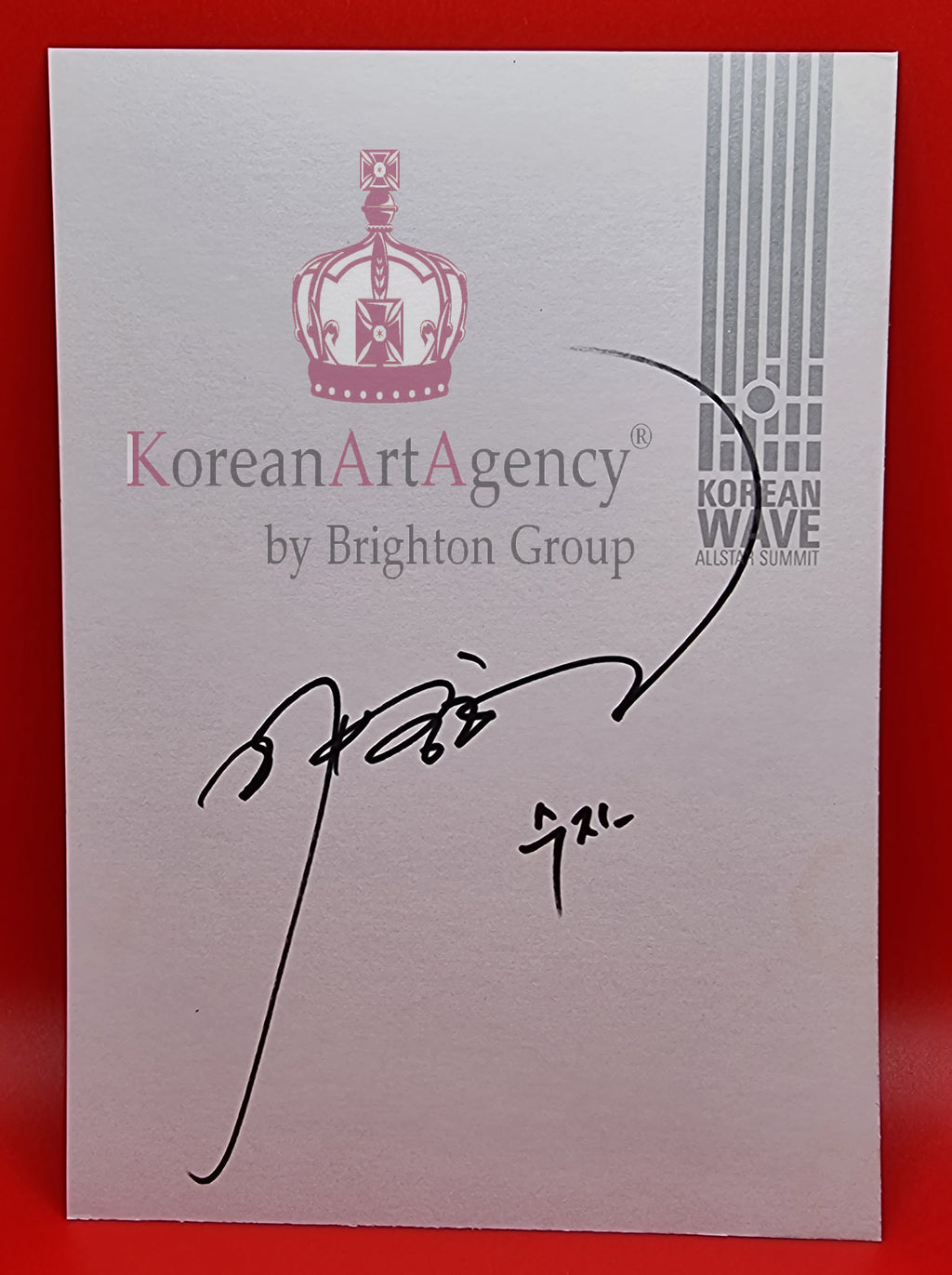 Lee Byung hun Korean Wave Allstar Summit Post Card Autograph – Film & Merchandise