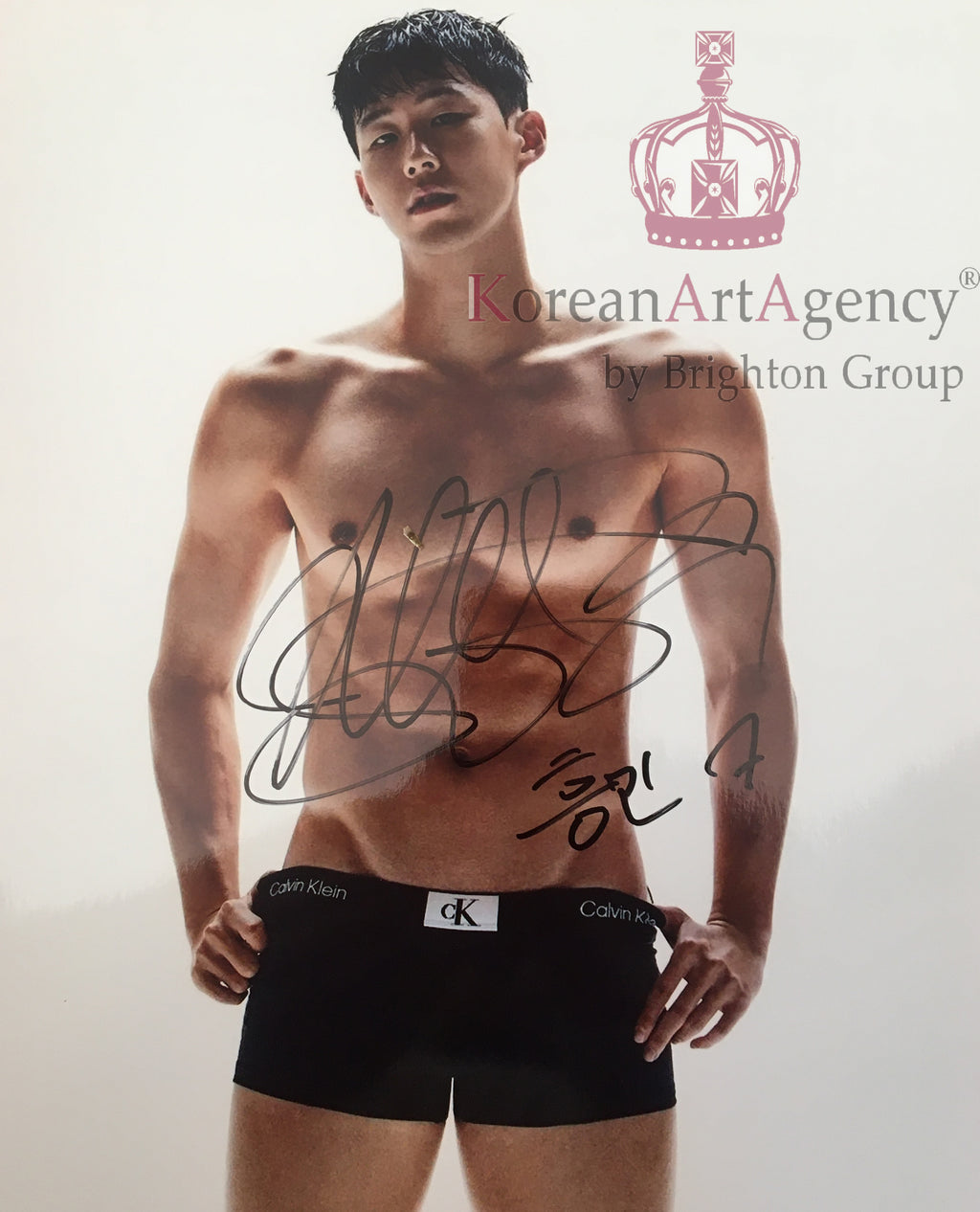 FOOTBALL TREASURE - Son Heung Min Calvin Klein 2023 Spring Underwear Autograph 10inches – Autographs