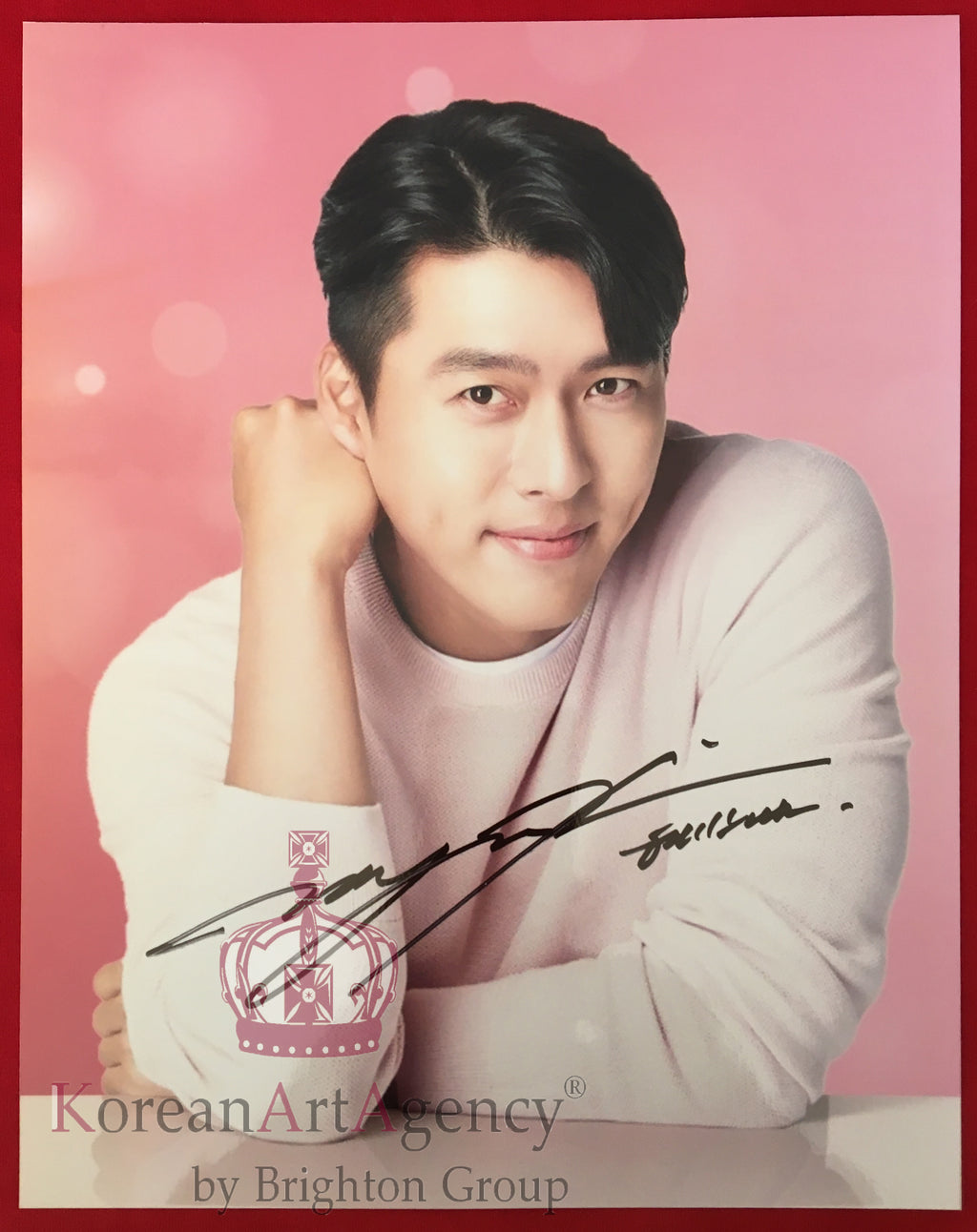 Hyun Bin 30x26cm 10inches Autograph – Film & Merchandise