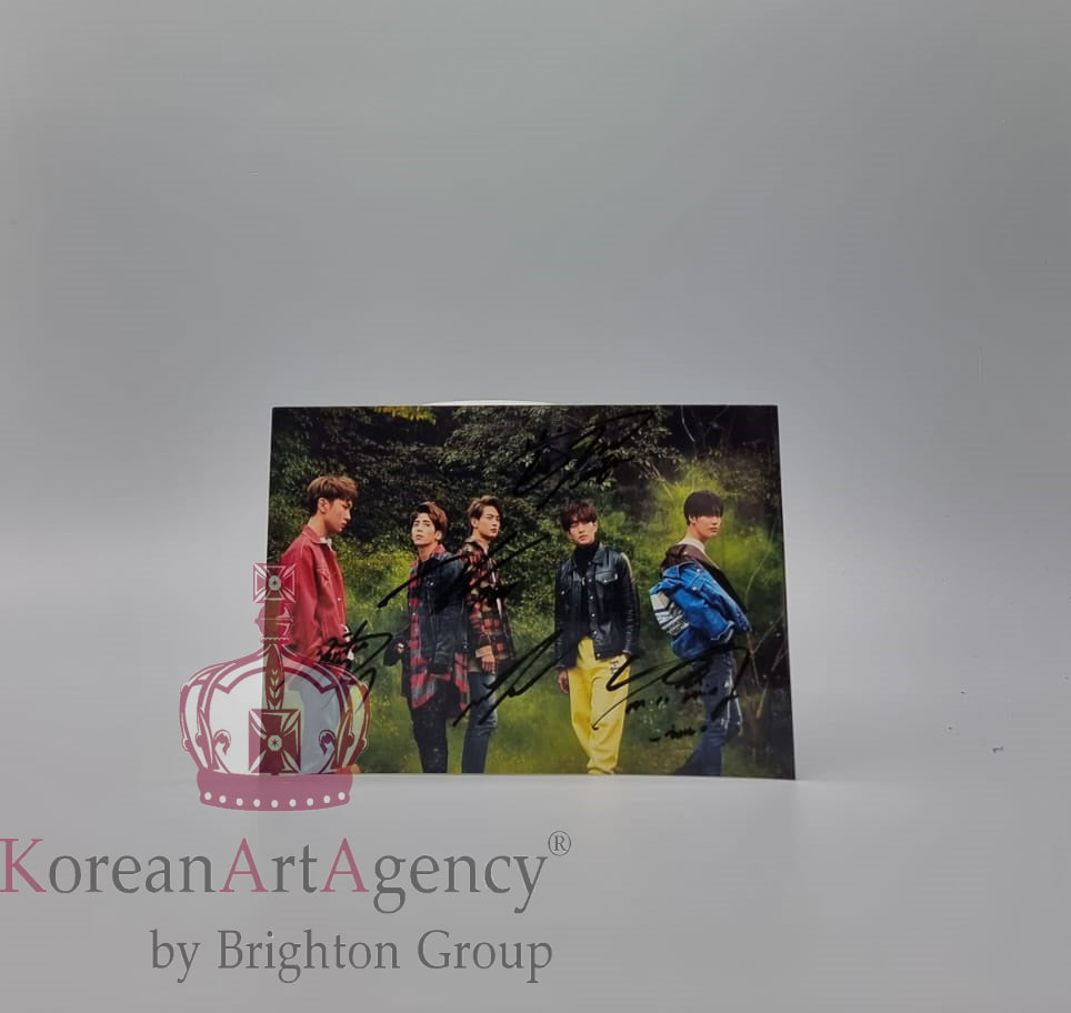 SHINEE Jonghyun Choi Min Ho Taemin Onew Key 13x18cm Autograph – Autographs