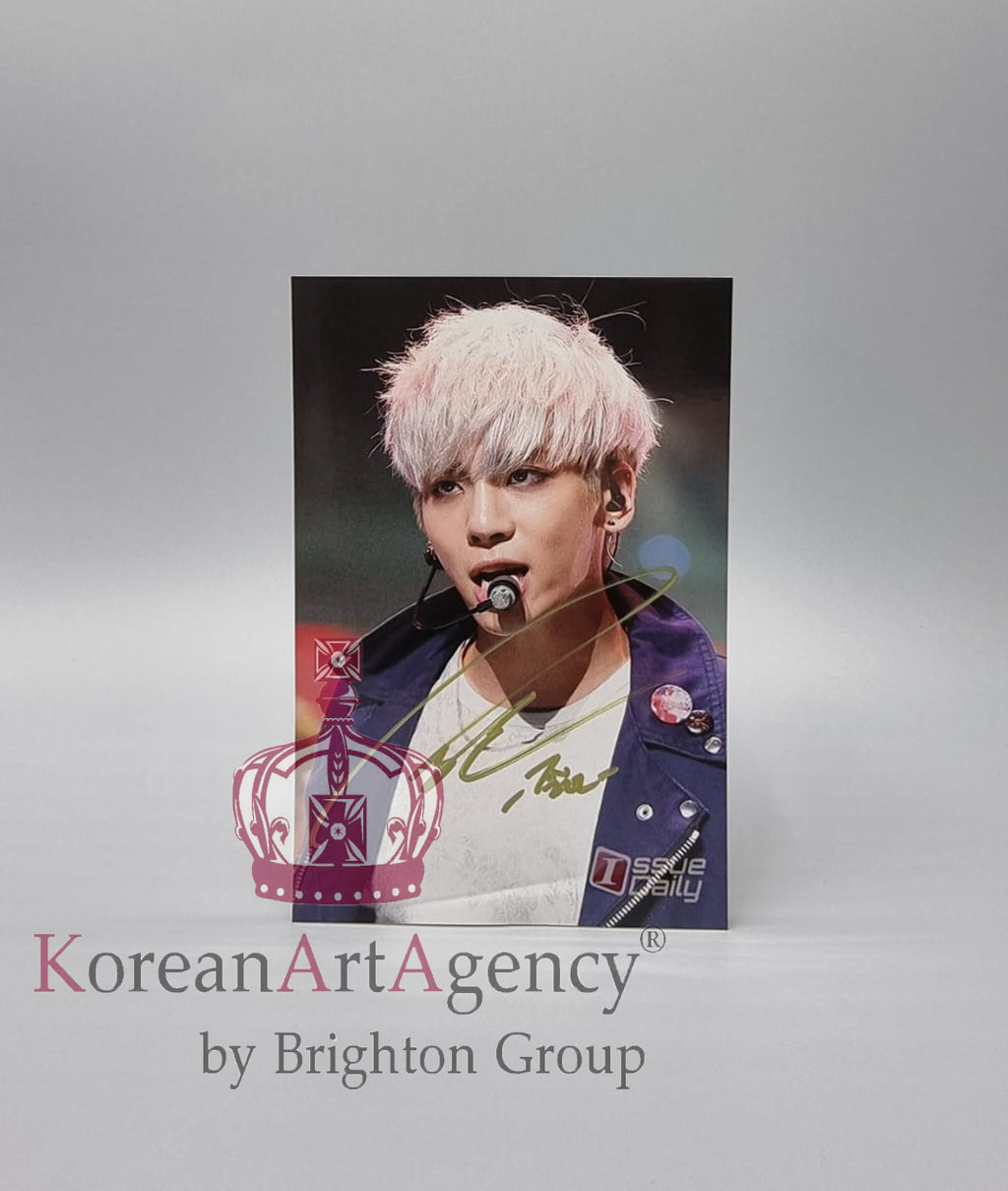 SHINEE Jonghyun 15x10cm Autograph – Autographs