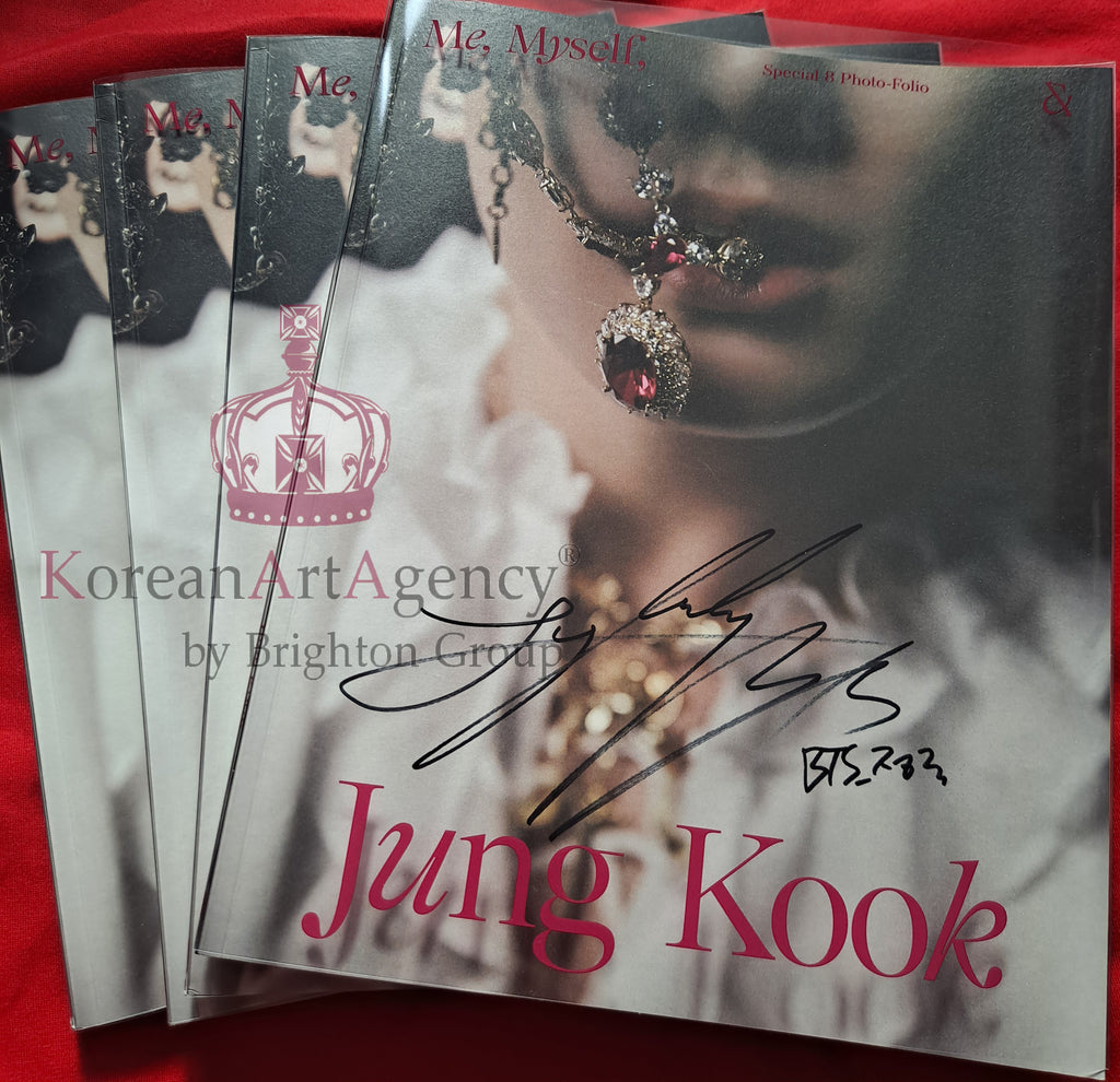 BTS Jungkook Photo-Folio Me, Myself, and Jungkook: Time Difference Special 8 Autograph