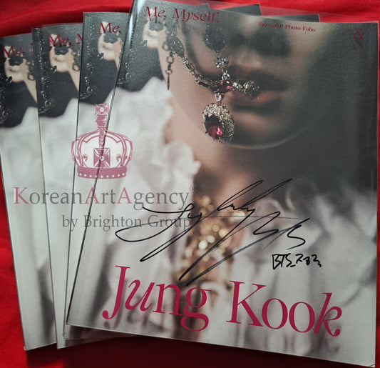BTS Jungkook Photo-Folio Me, Myself, and Jungkook: Time Difference Special 8 Autograph
