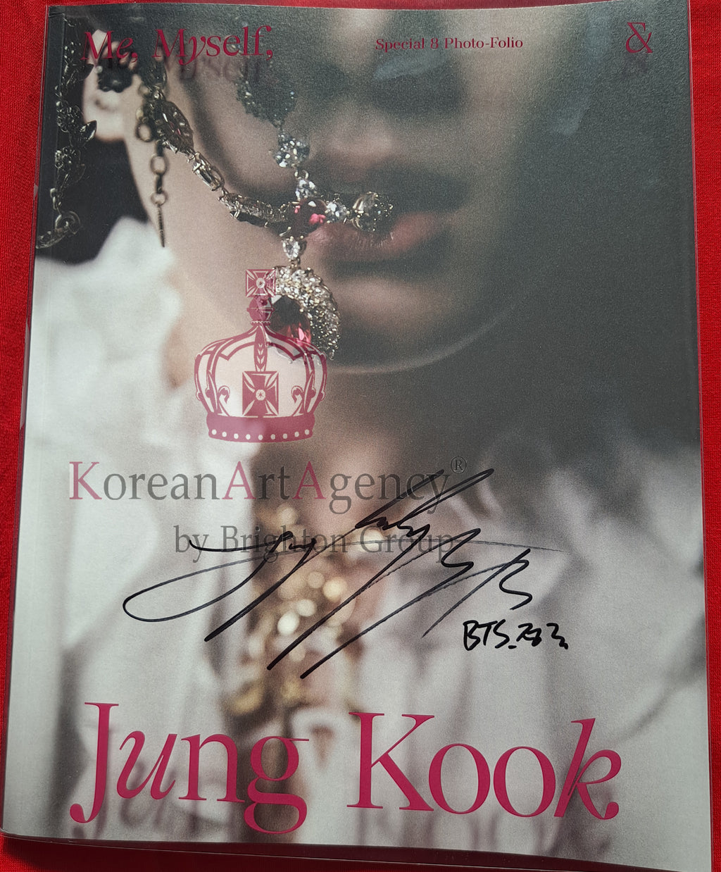 BTS Jungkook Photo-Folio Me, Myself, and Jungkook: Time Difference Special 8 Autograph
