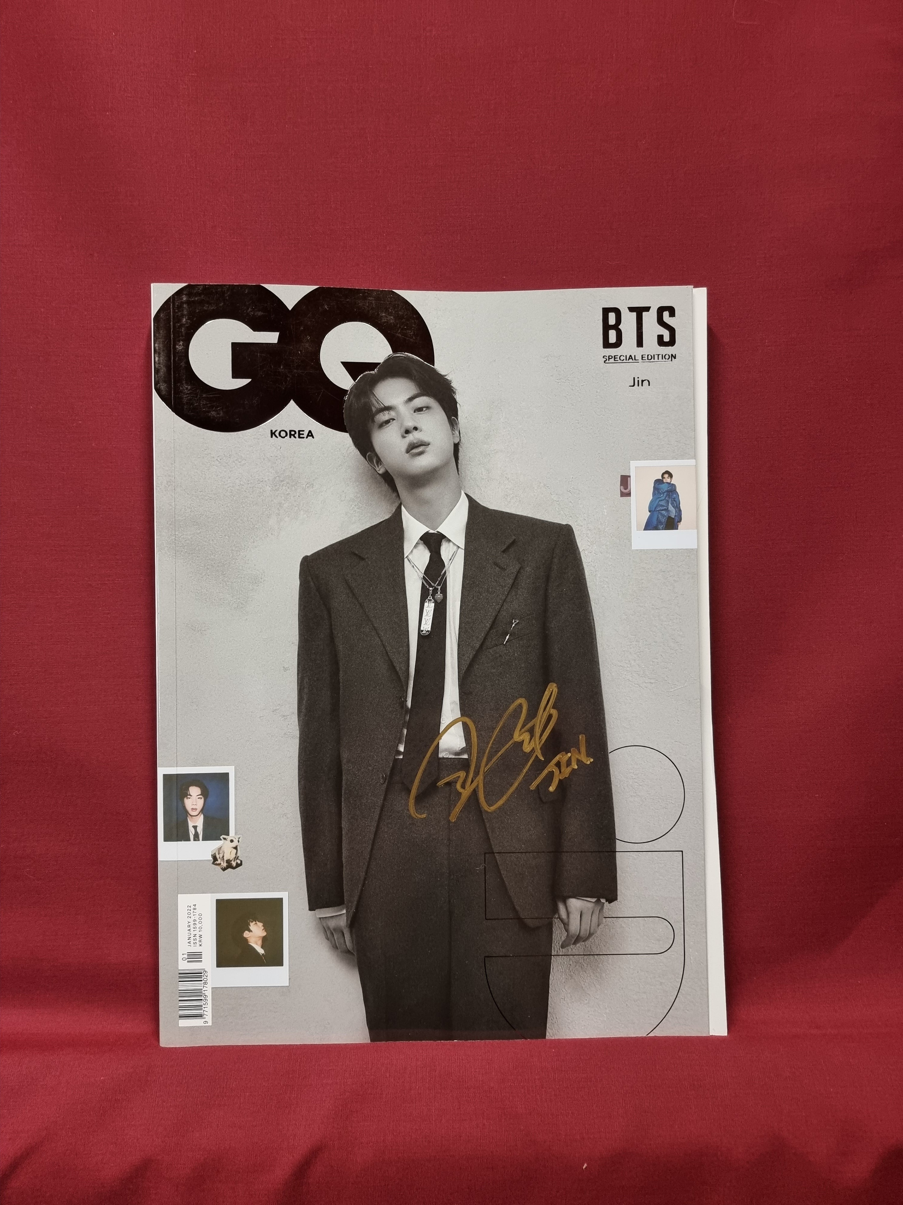 GQ VOGUE BTS Cover Special Edition Autographed JIN, V, J-HOPE, JIMIN, RM, JUNGKOOK, JIN