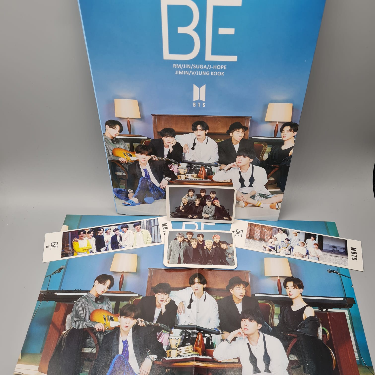 BTS DYNAMITE BE WINTER PACKAGE Photo Album Limited Edition 1Poster+LomoCard+2Bookmark
