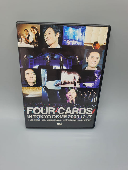 Four Card in Tokyo Dome DVD 2009.12.17 Lee byung Hun Jang Dong‑gun Song Seung-heon Won bin
