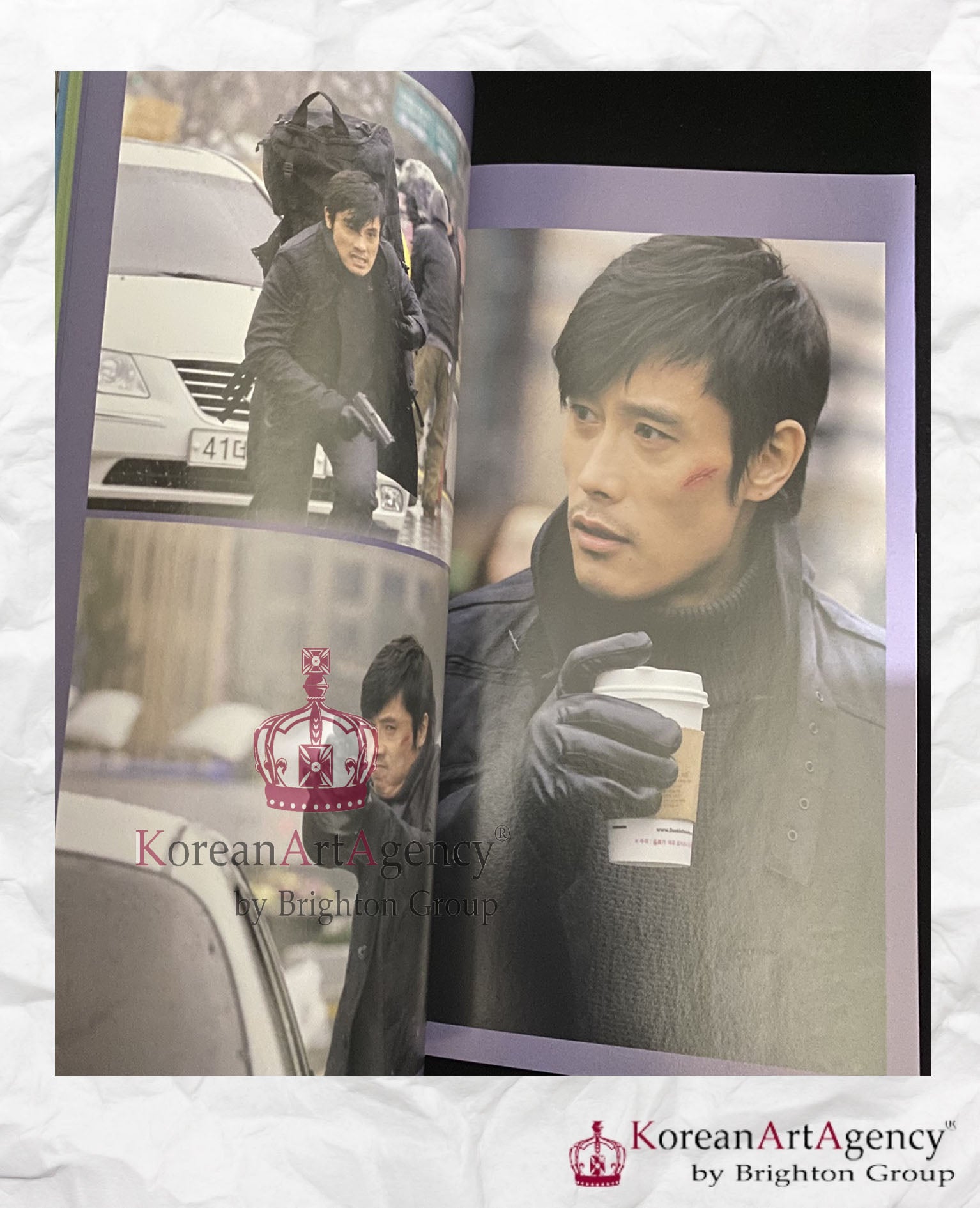 IRIS BOOK Korean Drama Lee Byung Hun Autographed