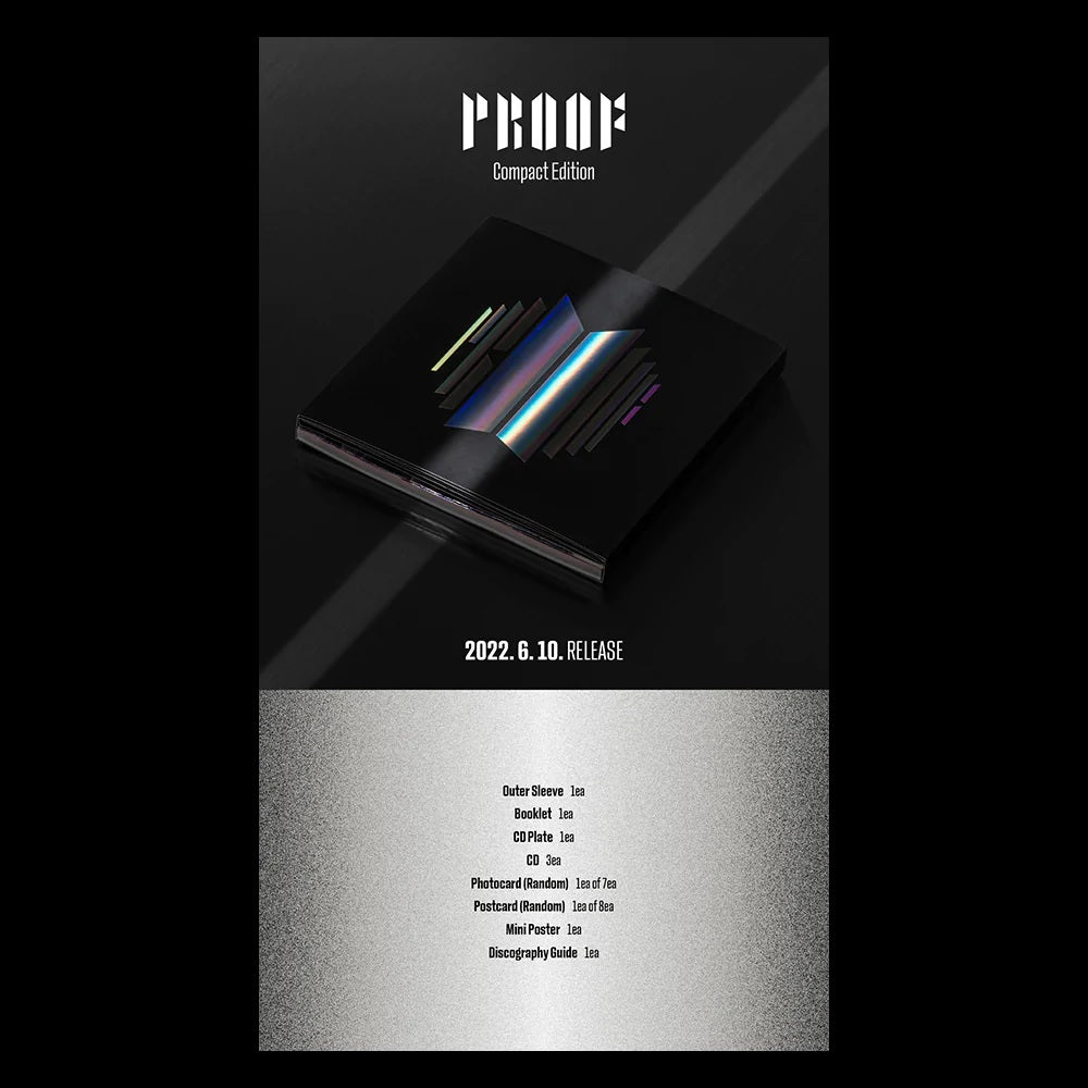 BTS Proof Album [3CD] Compact Edition Autographed