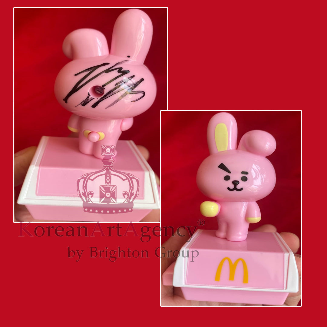 BT21 Mcdonald's Meal Toy  SET 7pcs JHope Jimin V Kim Tae Hyung Jin Jungkook RM Suga Autographed